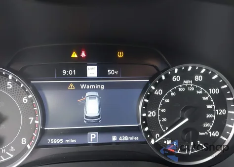 2021 Nissan Armada Platinum 2Wd z USA, uszkodzony, nr VIN JN8AY2DA7M9372064